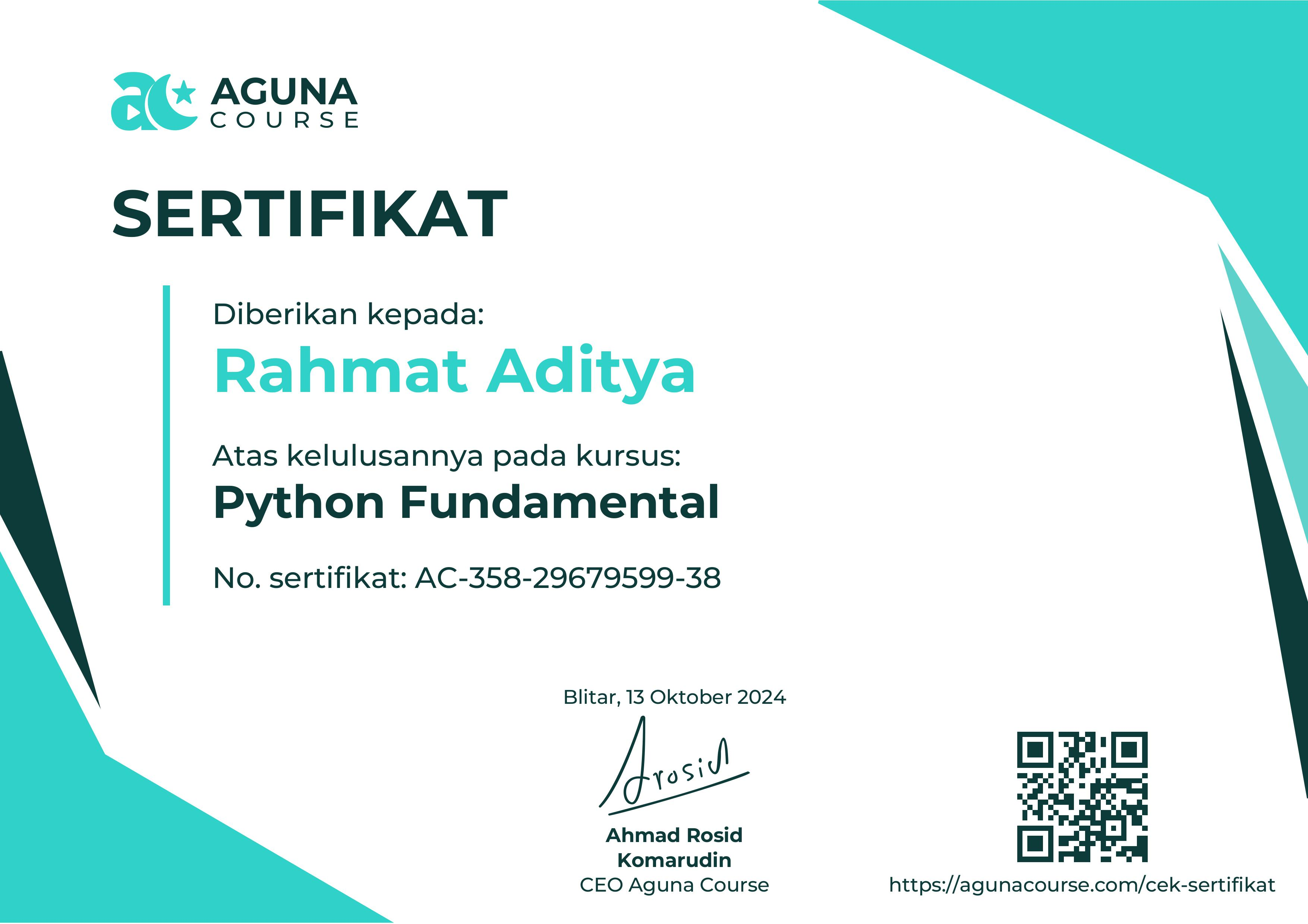Fundamental Python